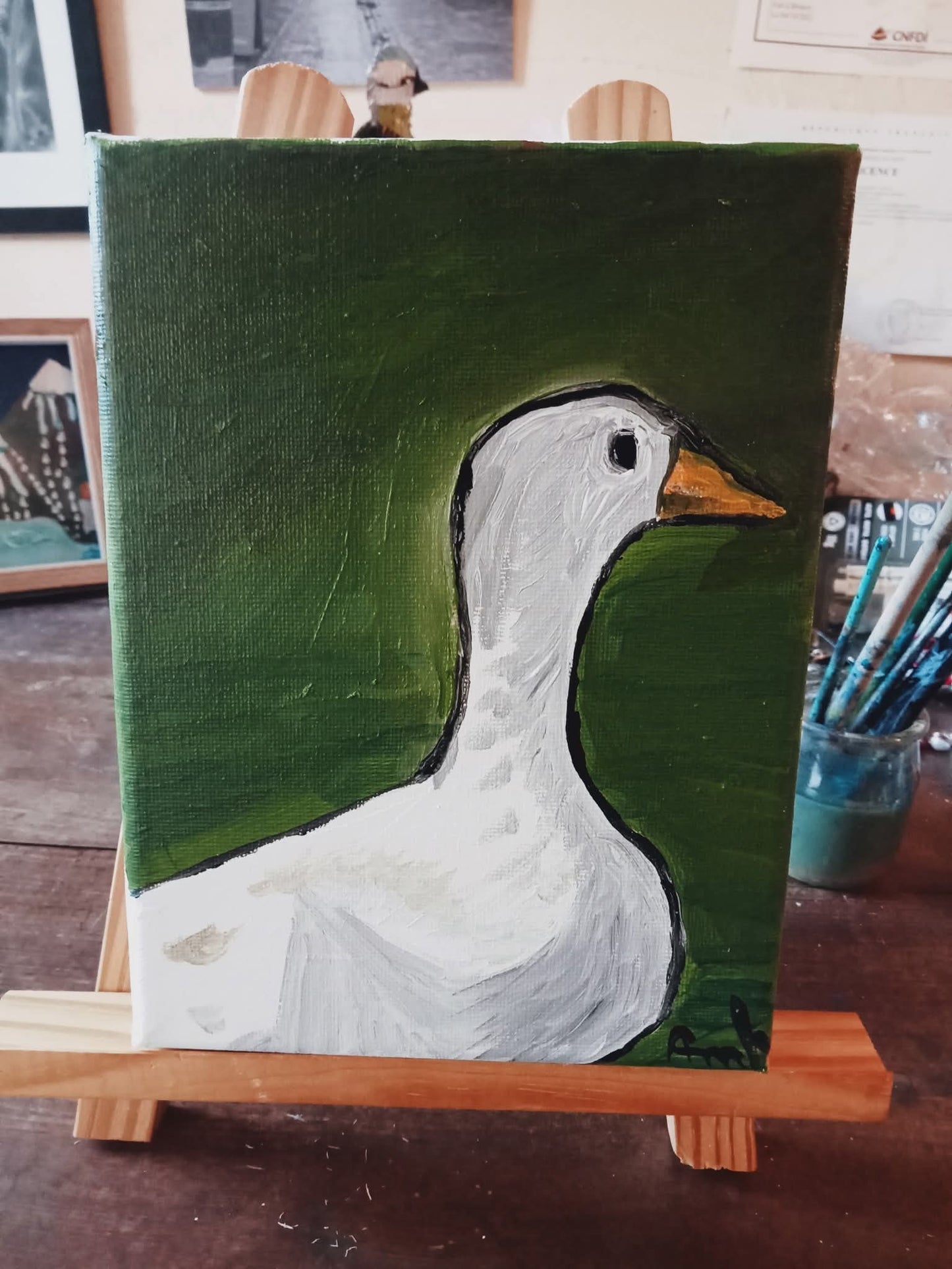 Petite peinture acrylique