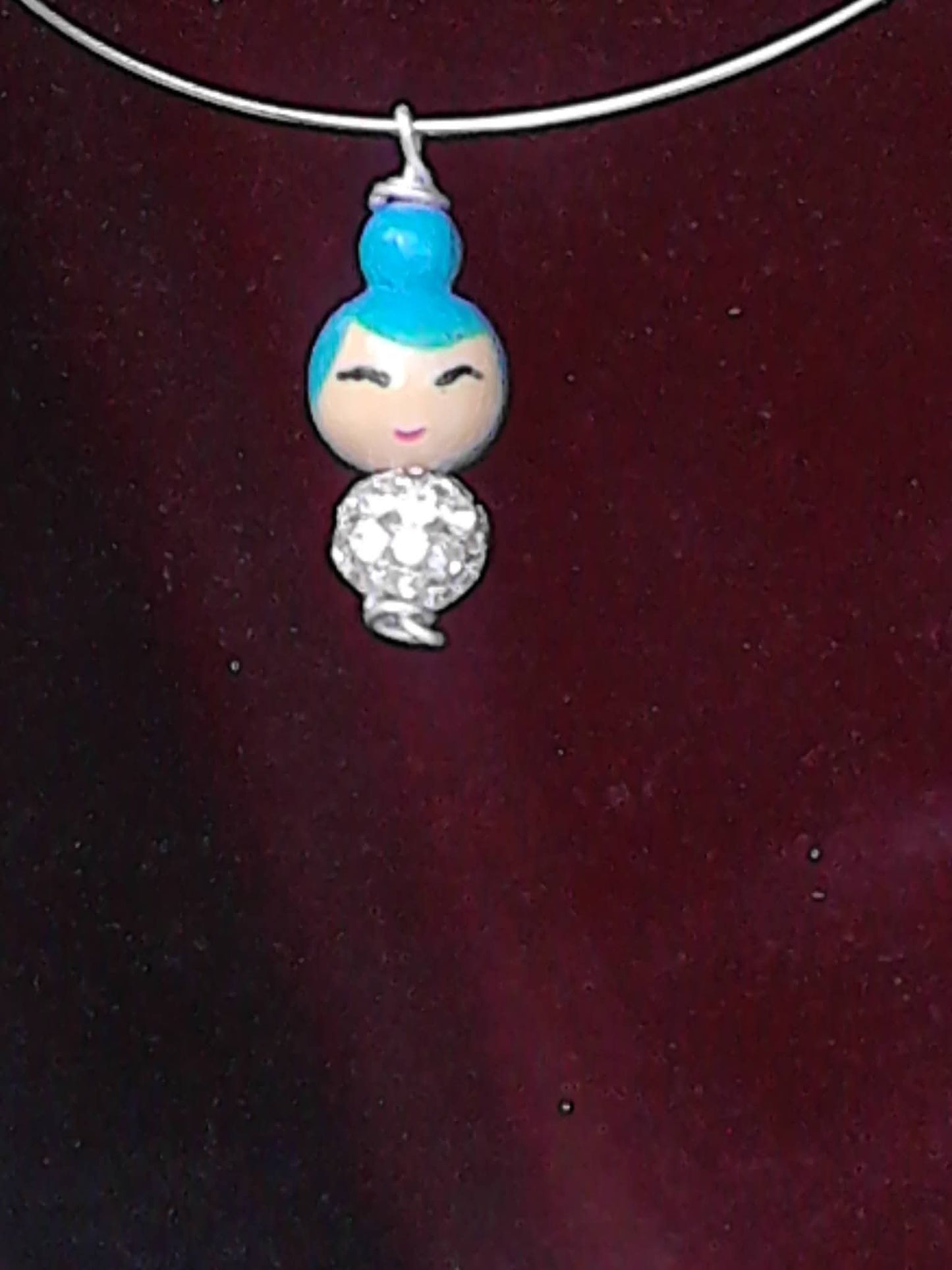 Collier poupées en bois Pour femme